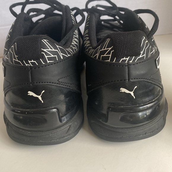 NWOT Puma Mens Tazon size 6.5 Sneaker Black - Picture 2 of 7